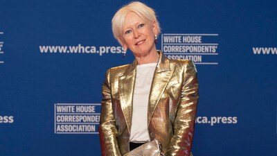Joanna Coles poses for photographers as she arrives at the annual White House Correspondents' Association Dinner in Washington, Saturday, April 26, 2025. (AP Photo/Jose Luis Magana) (AP) Joanna Coles poses for photographers as she arrives at the annual White House Correspondents' Association Dinner in Washington, Saturday, April 26, 2025. (AP Photo/Jose Luis Magana) (AP)