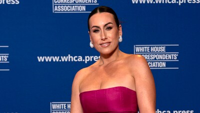 Marina Marraco poses for photographers as she arrives at the annual White House Correspondents' Association Dinner in Washington, Saturday, April 26, 2025. (AP Photo/Jose Luis Magana) (AP) Marina Marraco poses for photographers as she arrives at the annual White House Correspondents' Association Dinner in Washington, Saturday, April 26, 2025. (AP Photo/Jose Luis Magana) (AP)