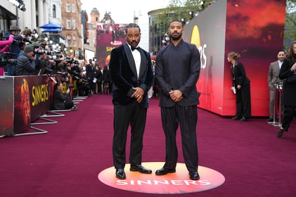 Director Ryan Coogler, left, and Michael B. Jordan pose for photographers upon arrival at the premiere of the film Sinners on Monday, April 14, 2025, in London. (Photo by Scott A Garfitt/Invision/AP) (Scott A Garfitt/Invision/AP) Director Ryan Coogler, left, and Michael B. Jordan pose for photographers upon arrival at the premiere of the film Sinners on Monday, April 14, 2025, in London. (Photo by Scott A Garfitt/Invision/AP) (Scott A Garfitt/Invision/AP)