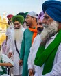 Farmer leader Jagjit Singh Dallewal during a visit to the Golden Temple on April 10. (PTI) Farmer leader Jagjit Singh Dallewal during a visit to the Golden Temple on April 10. (PTI)