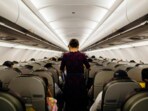 The cabin crew reported that CCTV footage reportedly showed a passenger taking the phone at the airport.