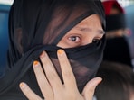 Indian citizen Ramsha cries as she cant accompany her children who have Pakistan passports as they prepare to leave India after India revoked visas issued to Pakistan citizens at the Attari-Wagah border crossing near Amritsar, India, April 28, 2025.