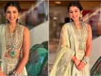 Radhika Merchant stuns with regal look and stunning accessories. Radhika Merchant stuns with regal look and stunning accessories.