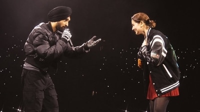 Diljit Dosanjh and Hania Aamir Diljit Dosanjh and Hania Aamir