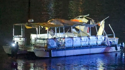 Investigators search the wreckage of a Clearwater Ferry after the tragic incident. (Douglas R. Clifford/Tampa Bay Times via AP) (AP) Investigators search the wreckage of a Clearwater Ferry after the tragic incident. (Douglas R. Clifford/Tampa Bay Times via AP) (AP)