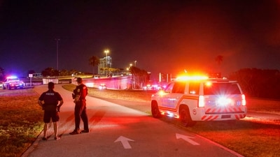 In a post on X, the Clearwater Police Department declared that the Clearwater Fire & Rescue Department had deemed the collision "a mass casualty incident" due to several injuries. (Jefferee Woo/Tampa Bay Times via AP) (AP) In a post on X, the Clearwater Police Department declared that the Clearwater Fire & Rescue Department had deemed the collision "a mass casualty incident" due to several injuries. (Jefferee Woo/Tampa Bay Times via AP) (AP)