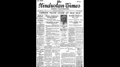 HT This Day: April 29, 1935 -- Horrific plane crash at Dum Dum (HT)