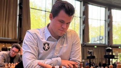 Magnus Carlsen’s Grenke Chess Freestyle Open win comes less than a week after he won the Paris Freestyle Chess Grand Slam Tour. (HT_PRINT)