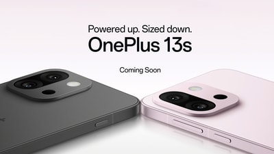 OnePlus 13s buyers in India will have two colour options to choose from: Black Velvet and Pink Satin. (OnePlus)