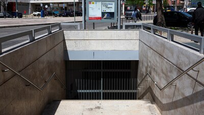 A view shows a closed metro station following a power outage, in Lisbon, Portugal April 28, 2025. REUTERS/Pedro Nunes (REUTERS)