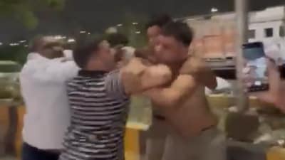 Police identified the constable as Sunny Kumar, who was transferred from the reserve police lines to the Noida Zone police line in Phase 1 around a week ago. (HT Photos (video grab)) Police identified the constable as Sunny Kumar, who was transferred from the reserve police lines to the Noida Zone police line in Phase 1 around a week ago. (HT Photos (video grab))