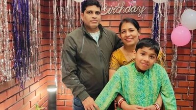 Prasant Satpathy had travelled to Kashmir with his wife Priyadarshini and their 9-year-old son Tanuj on April 19. Prasant Satpathy had travelled to Kashmir with his wife Priyadarshini and their 9-year-old son Tanuj on April 19.