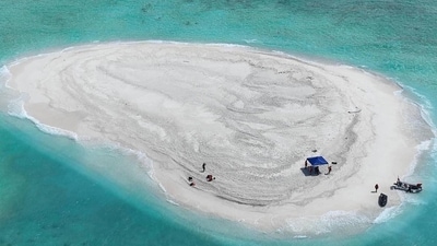 Philippines and China both claim the Sandy Clay reef in the South China Sea (AFP) Philippines and China both claim the Sandy Clay reef in the South China Sea (AFP)