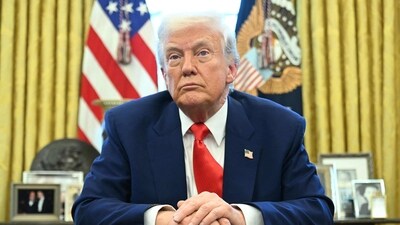 During his first 100 days in office, President Trump has enacted some of the biggest federal cuts in modern US history in a bold decision. (AFP)
