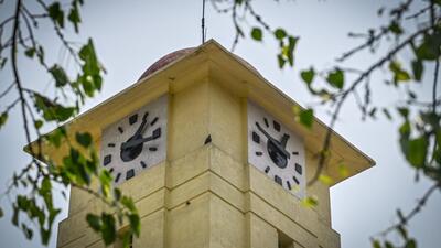 The clocks show different times. (RAJ K RAJ /HT PHOTO) The clocks show different times. (RAJ K RAJ /HT PHOTO)