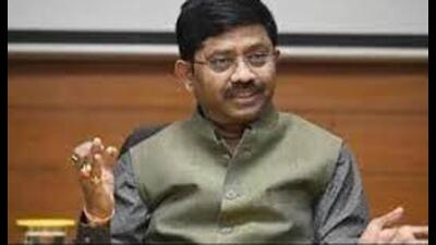 Uttar Pradesh industrial development minister Nand Gopal Gupta ‘Nandi’. (HT file)