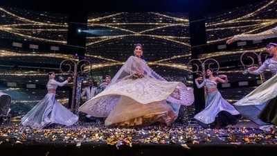 How much are couples spending on sangeet performances
