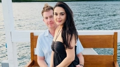 Preity Zinta shared a photo with Gene Goodenough on Instagram. Preity Zinta shared a photo with Gene Goodenough on Instagram.