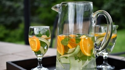 Add fruits and herbs to your regular water this summer. (Representational Pic: Shutterstock) Add fruits and herbs to your regular water this summer. (Representational Pic: Shutterstock)