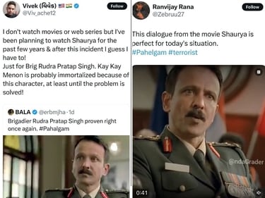 People have been widely sharing actor Kay Kay Menon's monologue from the film Shaurya.