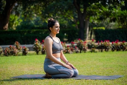Vajrasana helps in improving digestion. (Shutterstock) Vajrasana helps in improving digestion. (Shutterstock)