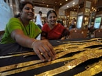 Buying gold on Akshaya Tritiya symbolises wealth and prosperity.