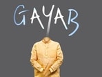 The Congress took a 'Gayab' jibe at Prime Minister Narendra Modi. 