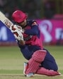 Rajasthan Royals' Vaibhav Suryavanshi on way to hitting the second fastest IPL century against Gujarat Titans at Jaipur on Monday. (AP) Rajasthan Royals' Vaibhav Suryavanshi on way to hitting the second fastest IPL century against Gujarat Titans at Jaipur on Monday. (AP)