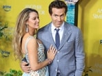 US actress Blake Lively (L) and husband Canadian-US actor Ryan Reynolds attend the New York special screening of "Another Simple Favor" at the Jazz at Lincoln Center in New York on April 27, 2025. (Photo by CHARLY TRIBALLEAU / AFP)