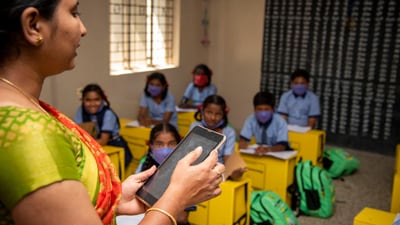 The earlier plan, announced in 2023, aimed to conduct spoken English sessions over weekends in select government schools. (Representational Image) The earlier plan, announced in 2023, aimed to conduct spoken English sessions over weekends in select government schools. (Representational Image)