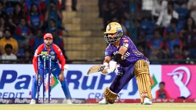 Ajinkya Rahane scored 26 in 14 balls. KKR ended up scoring 79 runs in the powerplay.&nbsp; (ANI)