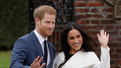 Meghan Markle, 43, compared her husband's dedication with a game metaphor. “It's like the end of Super Mario Brothers - slay the dragon, save the princess. (AP) Meghan Markle, 43, compared her husband's dedication with a game metaphor. “It's like the end of Super Mario Brothers - slay the dragon, save the princess. (AP)