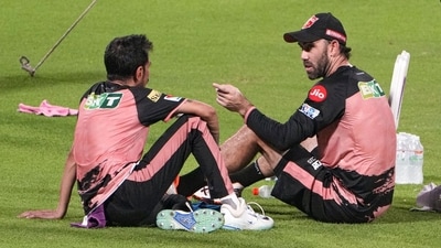 Glenn Maxwell trolled Yuzvendra Chahal off the field. (PTI Image) Glenn Maxwell trolled Yuzvendra Chahal off the field. (PTI Image)