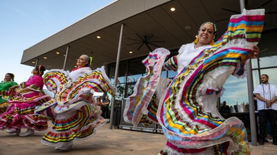 Folklorico dancers from the group Viva Mexico perform their routine during a Cinco de Mayo celebration. The United States is gearing up for Cinco de Mayo. Music, all-day happy hours, and deals on tacos are planned at venues across the country on in a celebration with widely misunderstood origins that is barely recognized south of the border. (AP) Folklorico dancers from the group Viva Mexico perform their routine during a Cinco de Mayo celebration. The United States is gearing up for Cinco de Mayo. Music, all-day happy hours, and deals on tacos are planned at venues across the country on in a celebration with widely misunderstood origins that is barely recognized south of the border. (AP)