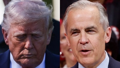 US President Donald Trump and Canadian prime minister Mark Carney (AFP/Reuters) US President Donald Trump and Canadian prime minister Mark Carney (AFP/Reuters)