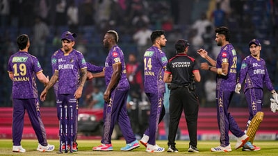Andre Russell closed out the match and KKR. DC remain fourth but could well slip out of the top five sooner than later. KKR, on the other hand, took a huge step despite their chances of advancing still being slender.&nbsp; (PTI)