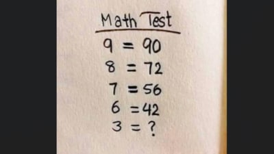 Can you crack this math brain teaser that puzzled users on X? (X/@brainyquiz_) Can you crack this math brain teaser that puzzled users on X? (X/@brainyquiz_)
