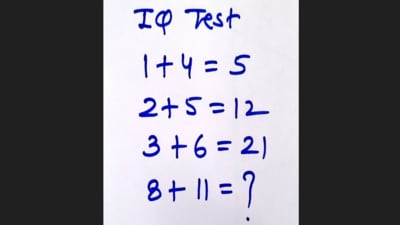 A tricky maths puzzle shared on X left users baffled. (X/@ganeshuor) A tricky maths puzzle shared on X left users baffled. (X/@ganeshuor)
