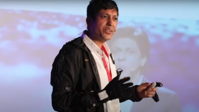 Harshavardhana S Kikkeri was the CEO of HoloWorld, a robotics company headquartered in Mysuru. (YouTube/ TEDxTalks)