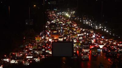 Traffic jam on the Ring Road. (HT Archive) Traffic jam on the Ring Road. (HT Archive)
