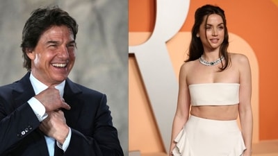 Some reports suggest Tom Cruise and Ana de Armas are just friends collaborating on a project, despite recent public appearances together. (AP/PTI, Michael Tran/AFP) Some reports suggest Tom Cruise and Ana de Armas are just friends collaborating on a project, despite recent public appearances together. (AP/PTI, Michael Tran/AFP)