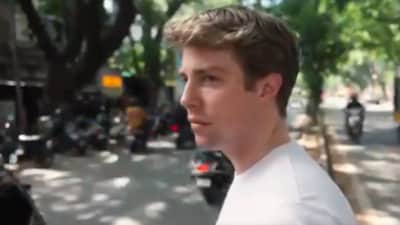 Mueller, 35, originally from California, first came to India in 2010 on a study trip (X/@KantInEast) Mueller, 35, originally from California, first came to India in 2010 on a study trip (X/@KantInEast)