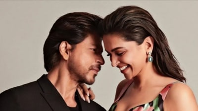 Shah Rukh Khan and Deepika Padukone Shah Rukh Khan and Deepika Padukone