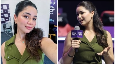 Sara Tendulkar at an event hosted by the Global e-Cricket Premier League (GEPL). Sara Tendulkar at an event hosted by the Global e-Cricket Premier League (GEPL).