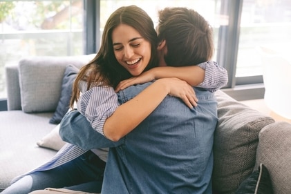 There's a specific time frame for a hug that further strengthens your intimacy. (Shutterstock) There's a specific time frame for a hug that further strengthens your intimacy. (Shutterstock)