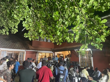 The fans of Shaji N Karun paying respects at his home in Thiruvananthapuram where he passed away on April 28 after an year-long battle with cancer. The fans of Shaji N Karun paying respects at his home in Thiruvananthapuram where he passed away on April 28 after an year-long battle with cancer.