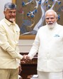 New Delhi, Apr 25 (ANI): Andhra Pradesh Chief Minister N Chandrababu Naidu meets Prime Minister Narendra Modi, in New Delhi on Friday. (PMO India-X) New Delhi, Apr 25 (ANI): Andhra Pradesh Chief Minister N Chandrababu Naidu meets Prime Minister Narendra Modi, in New Delhi on Friday. (PMO India-X)