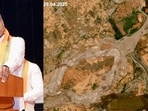Taking to social media platform X (formerly Twitter), Mohan posted satellite images comparing the river’s water levels, suggesting a drastic drop.