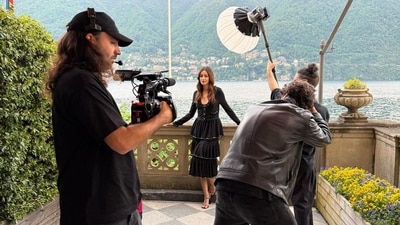 Set against the dreamy backdrop of Lake Como, the Chanel show itself was a celebration of Riviera glamour with high fashion meeting historical beauty. (Image by X) Set against the dreamy backdrop of Lake Como, the Chanel show itself was a celebration of Riviera glamour with high fashion meeting historical beauty. (Image by X)