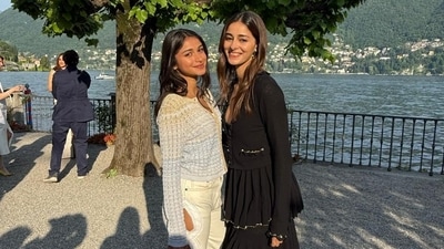 Accompanied by her sister Rysa Panday, Ananya stepped out for the star-studded event donning a black three-tiered midi dress that exuded modern romance and set the Internet on fire as soon as her latest pictures dropped. (Image by X) Accompanied by her sister Rysa Panday, Ananya stepped out for the star-studded event donning a black three-tiered midi dress that exuded modern romance and set the Internet on fire as soon as her latest pictures dropped. (Image by X)